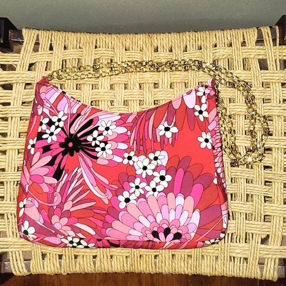 Bindya Made in New York Retro Floral Shoulder Bag - Picture 2 of 14